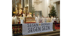 Aussendung der Sternsinger im Hohen Dom zu Fulda (Foto: Karl-Franz Thiede)